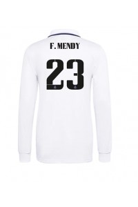 Real Madrid Ferland Mendy #23 Fotballdrakt Hjemme Klær 2022-23 Lange ermer
